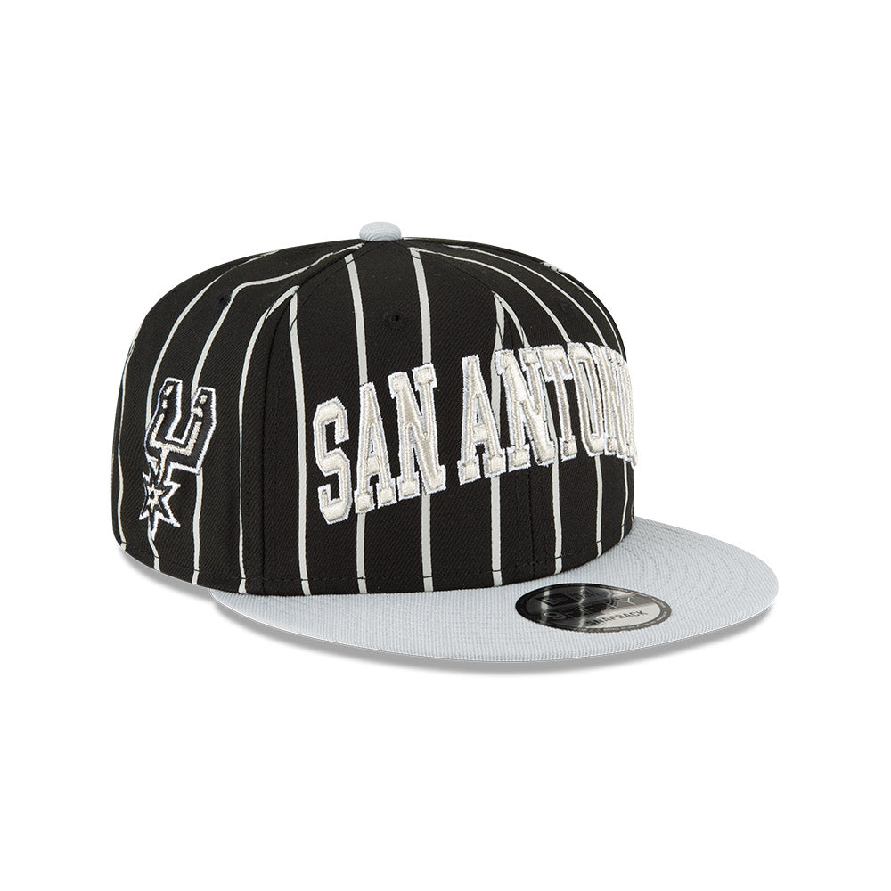 New Era 59FIFTY Hardwood Classic San Antonio Spurs Hat - Black, Gray Black/Grey / 7