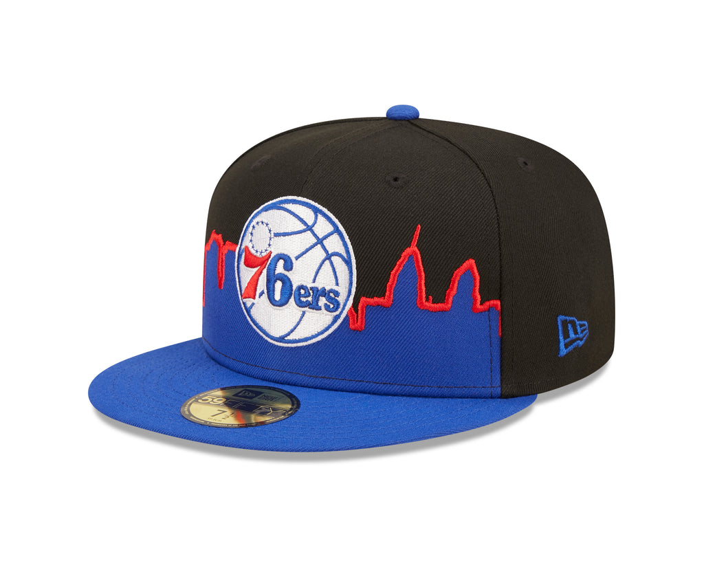 Men's New Era Black Philadelphia 76ers 59FIFTY Day 59FIFTY Fitted Hat