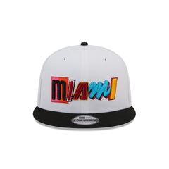 New Era NBA Men's Miami Heat 2022 City Edition 9FIFTY Adjustable Snapback Hat OSFM