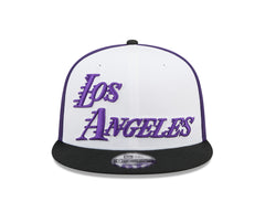 New Era NBA Men's Los Angeles Lakers 2022 City Edition 9FIFTY Adjustable Snapback Hat OSFM