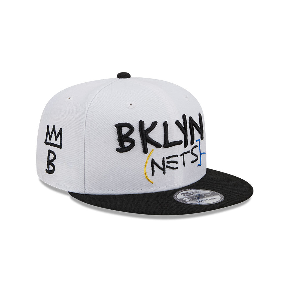 New Era NBA Men's Brooklyn Nets 2022 City Edition 9FIFTY Adjustable Snapback Hat OSFM