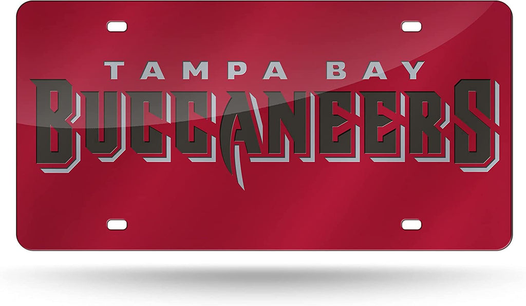 Rico NFL Tampa Bay Buccaneers Wordmark Acrylic Laser Cut Auto Tag