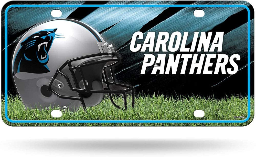 Rico NFL Carolina Panthers Auto Metal Tag Car License Plate MTG