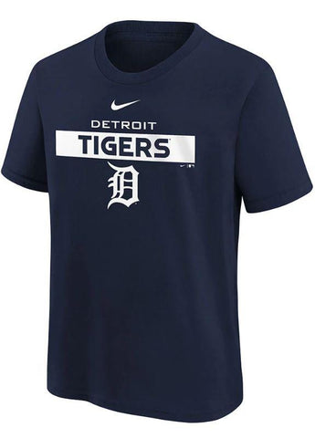 Men's Detroit Tigers Nike Navy Alternate Authentic Logo Team Jersey