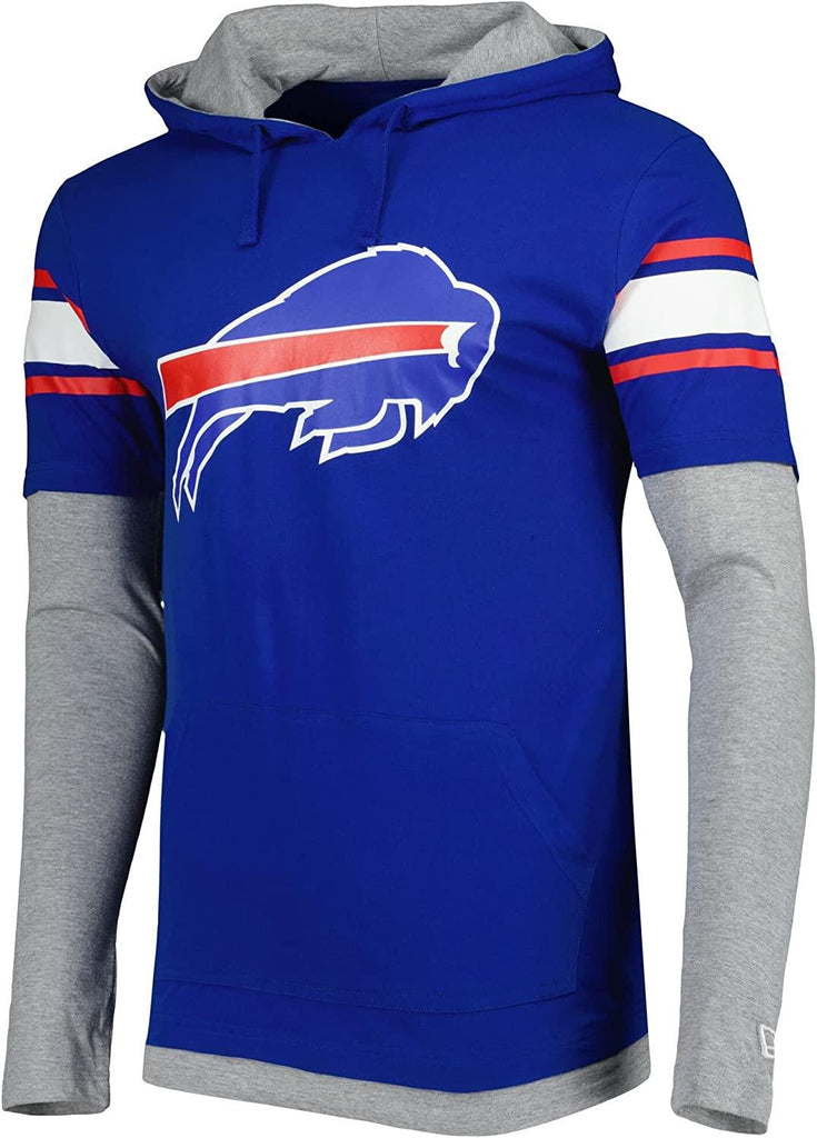 New Era Men's NFL Buffalo Bills Twofer Long Sleeve Hoodie