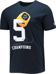 New Era NFL Men's Dallas Cowboys 5X Super Bowl Champions Local Count The Rings T-Shirt