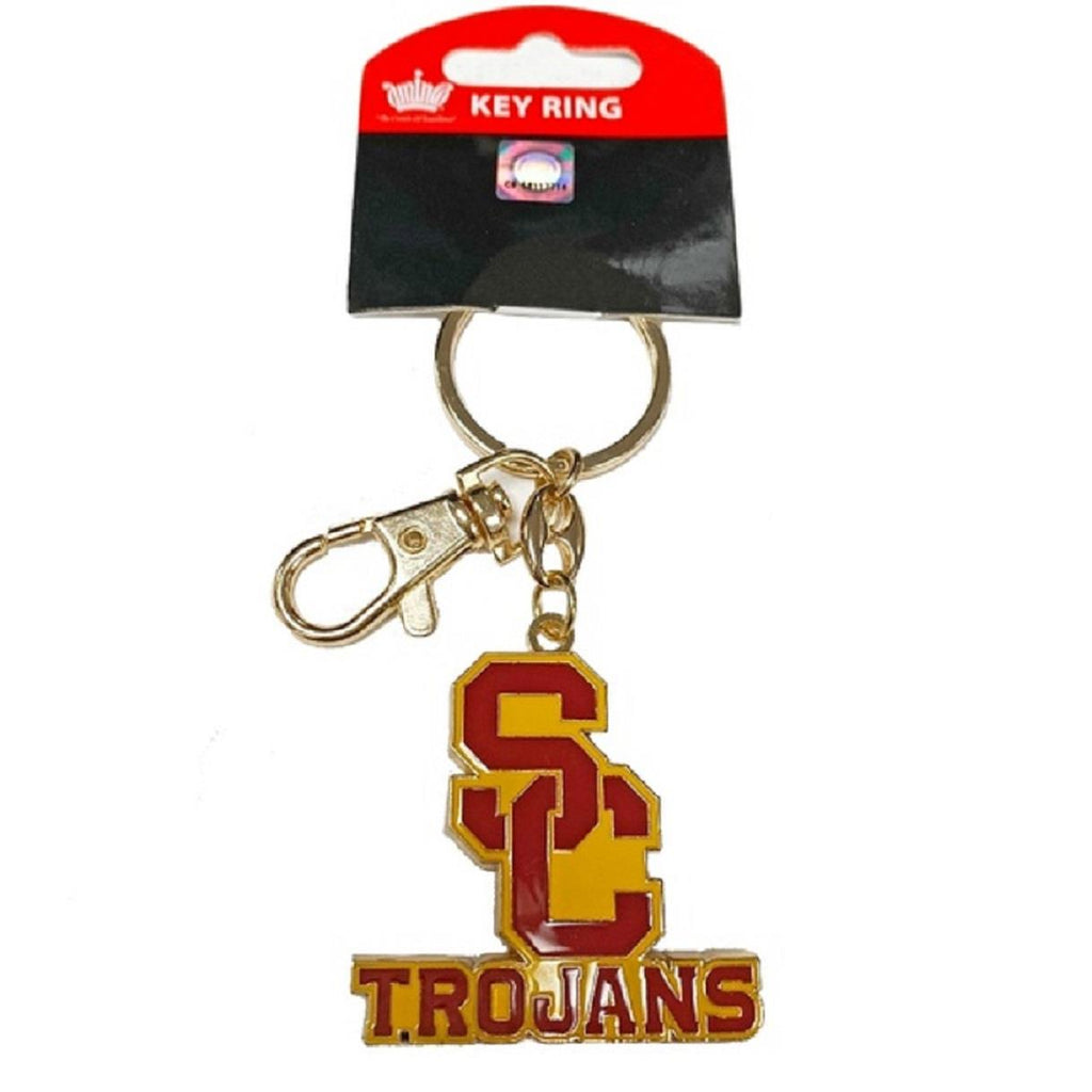 Aminco NCAA USC Trojans Heavyweight Keychain
