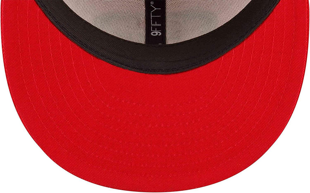 New Era NFL Men's San Francisco 49ers Ink 9FIFTY Adjustable Snapback Hat Red OSFM