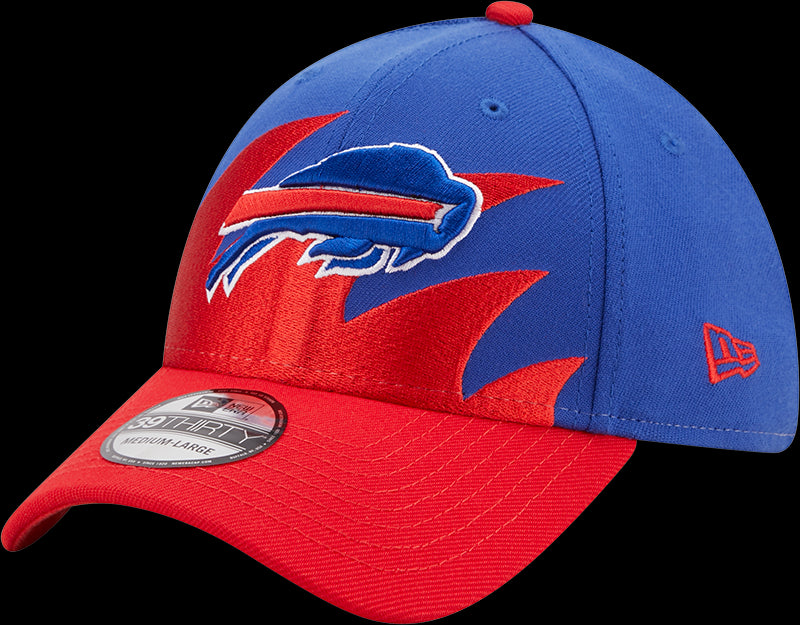 Men's New Era Royal/Red Buffalo Bills Surge 39THIRTY Flex Hat Size: Medium/Large