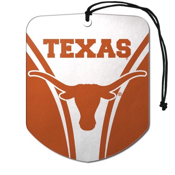 Fanmats NCAA Texas Longhorns Shield Design Air Freshener 2-Pack