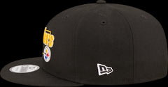 New Era NFL Men's Pittsburgh Steelers Logo State 9FIFTY Adjustable Black OSFM