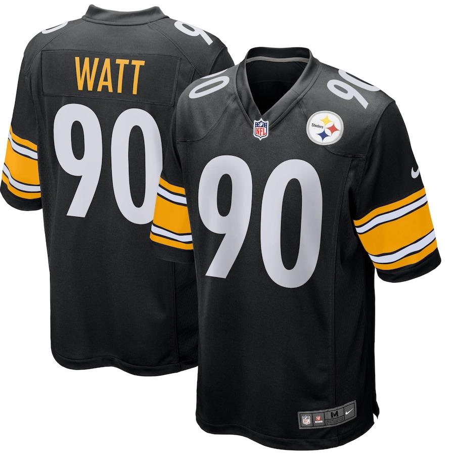 Nike NFL Men's #90 T.J. Watt Pittsburgh Steelers Game Player Jersey