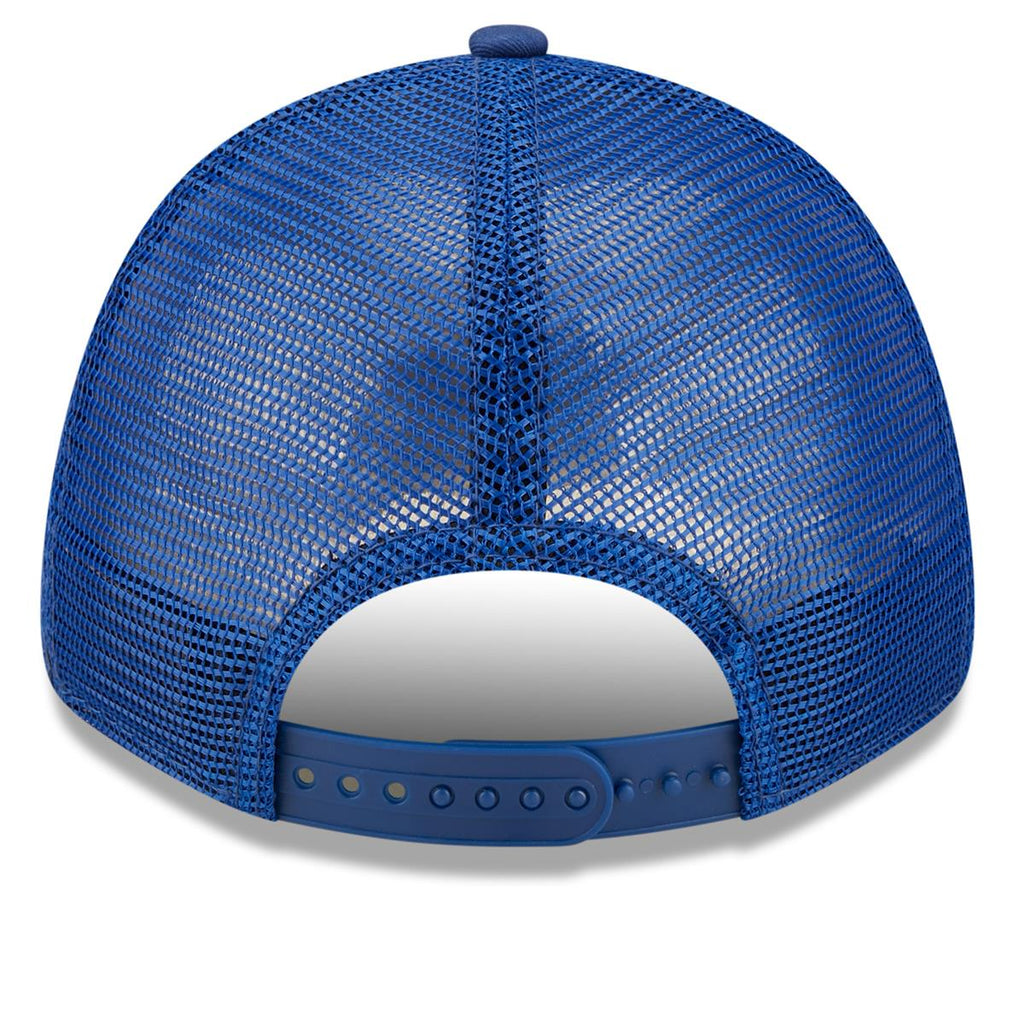 New Era MLB Men's New York Mets Logo Patch 9FORTY Adjustable Snapback Hat Blue OSFM