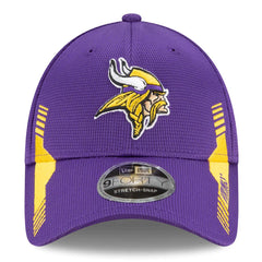 New Era NFL Men's Minnesota Vikings NFL Sideline Home 2021 9FORTY Adjustable Stretch-Snap Hat