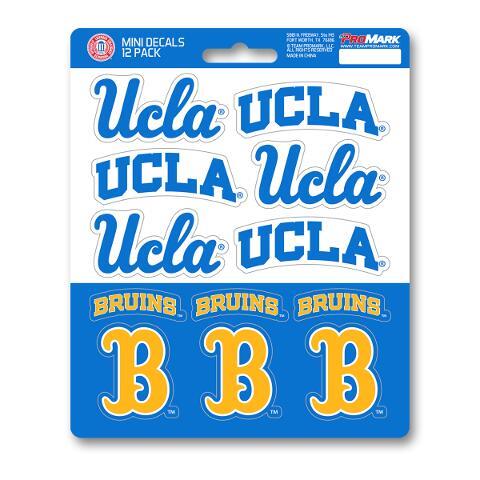 Fanmats NCAA UCLA Bruins Mini Decals 12-Pack