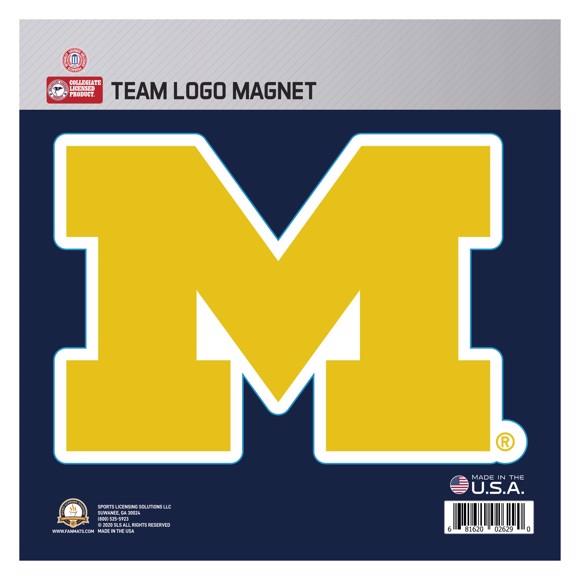 Fanmats NCAA Michigan Wolverines Large Team Logo Magnet 10"
