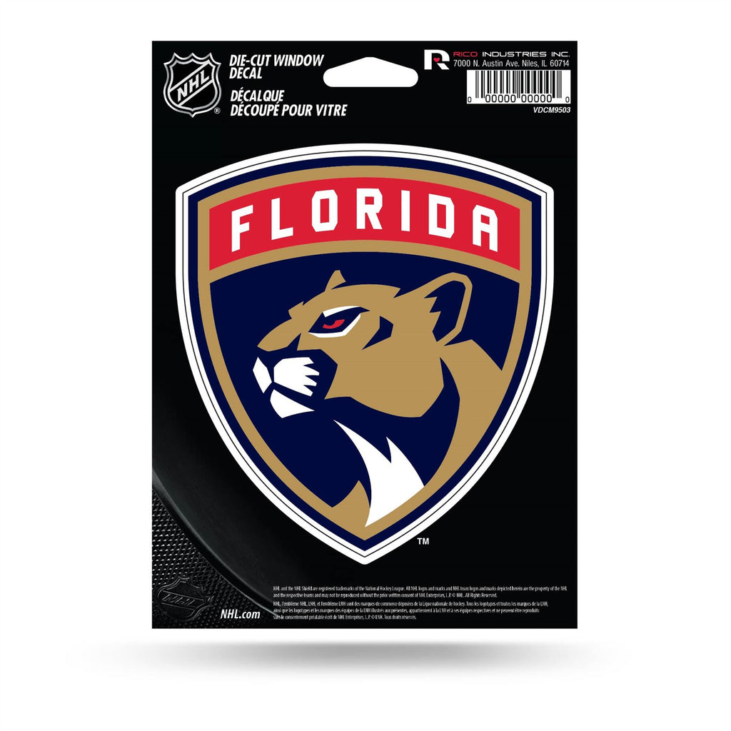 Rico NHL Florida Panthers Die Cut Auto Decal Car Sticker Medium VDCM