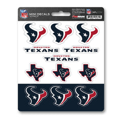 Fanmats NFL Houston Texans Mini Decals 12-Pack