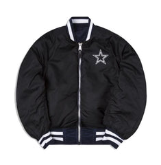 Dallas Cowboys Bomber Jacket Men Women Cotton-Padded Air Force One Flight  Jacket Unisex Coat MAS051 - Rookbrand