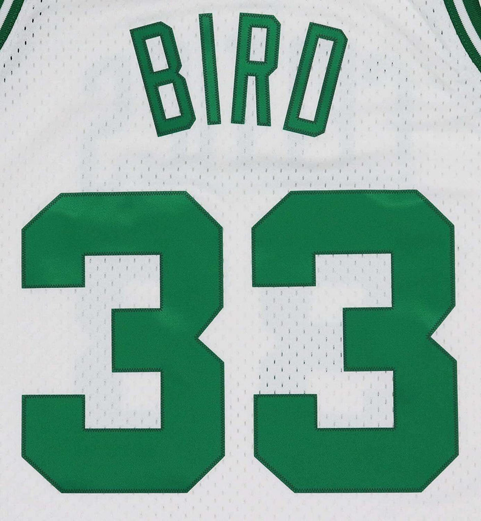 Mitchell Ness Larry Bird Boston Celtics Jersey Fadeaway Hardwood Mens Medium  New