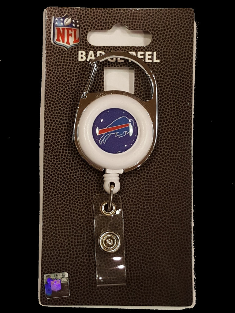 Aminco NFL Buffalo Bills Premium Retractable Deluxe Clip Badge Reel