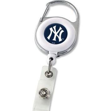 Aminco MLB New York Yankees Premium Retractable Deluxe Clip Badge Reel