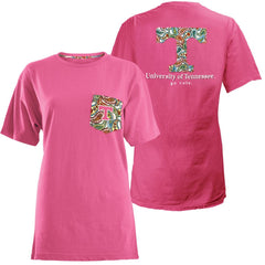 Pressbox NCAA Women's Tennessee Volunteers Buffy Front Pocket T-shirt