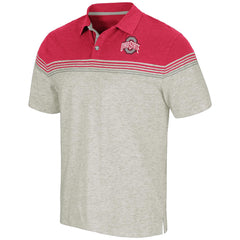 Colosseum NCAA Men's Ohio State Buckeyes Hill Valley Polo