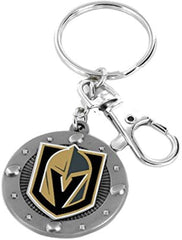 Aminco NHL Vegas Golden Knights Impact Keychain, Silver, One Size