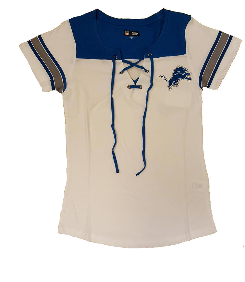 Tampa Bay Rays 5th & Ocean by New Era Women's Baby Jersey Lace-Up V-Neck