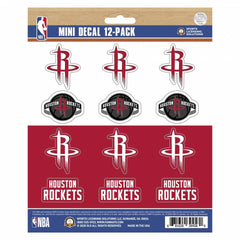 Fanmats NBA Houston Rockets Mini Decals 12-Pack