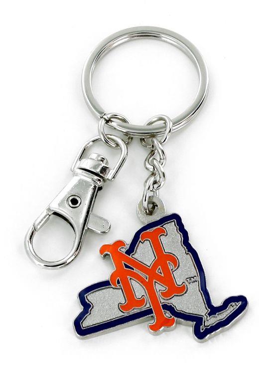 Aminco MLB New York Mets Home State Heavyweight Keychain