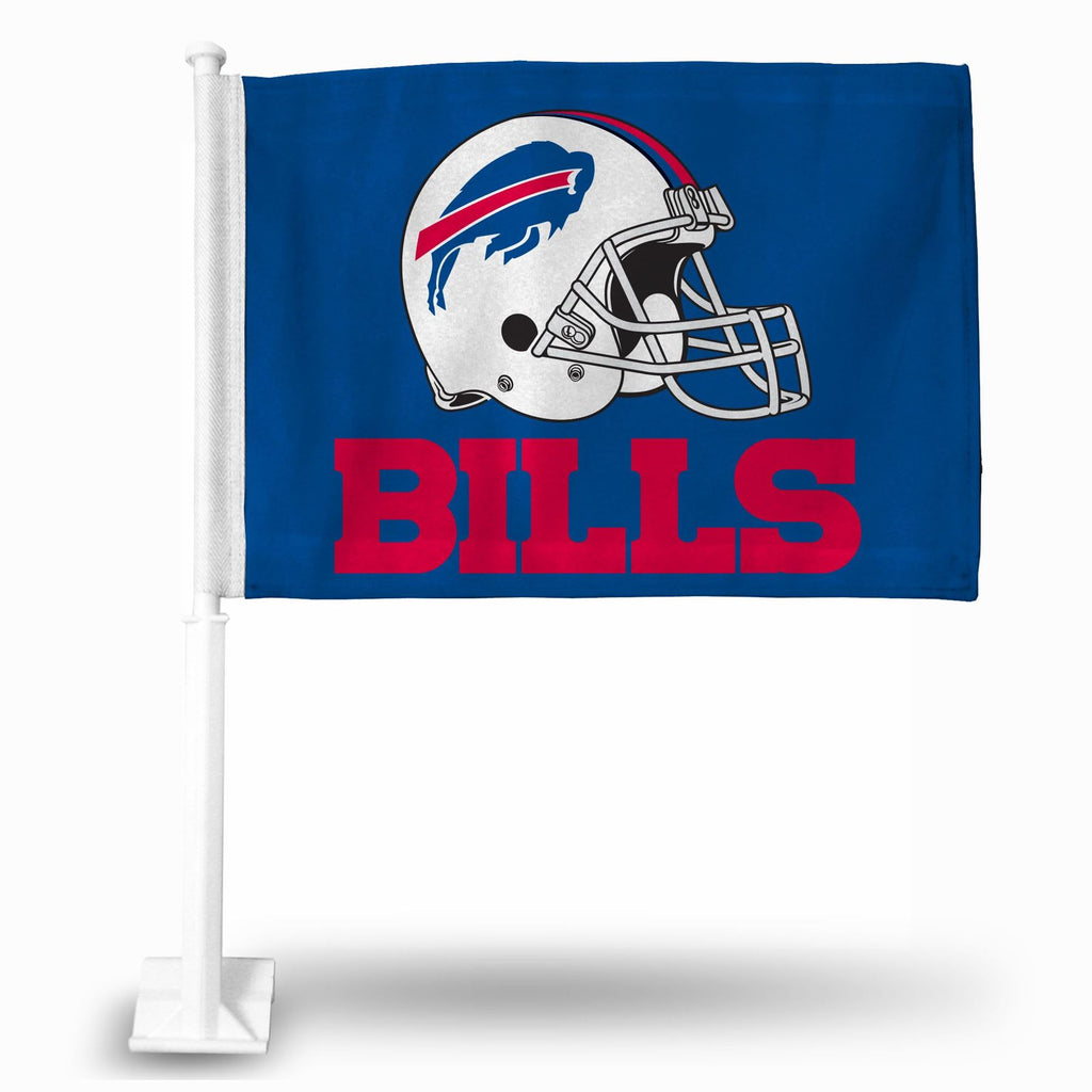 Rico NFL Buffalo Bills Helmet Car Flag Blue 15" x 11"