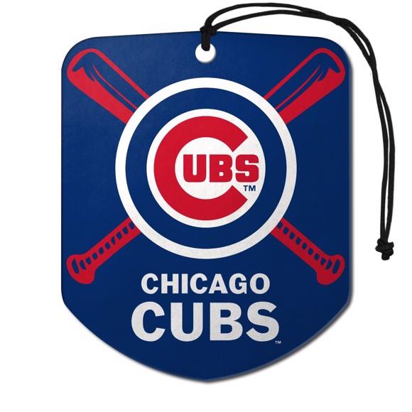 Fanmats MLB Chicago Cubs Shield Design Air Freshener 2-Pack