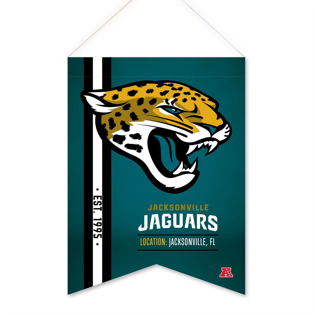 Rico NFL Jacksonville Jaguars Soft Felt Hanging Scroll Banner 18" X 24"