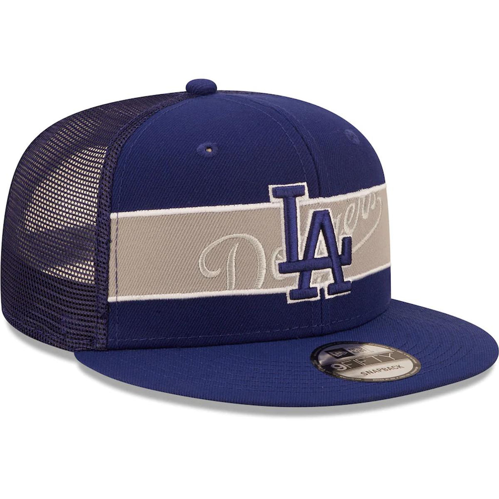 Los Angeles Dodgers TEAM-PRIDE Grey-Royal Fitted Hat