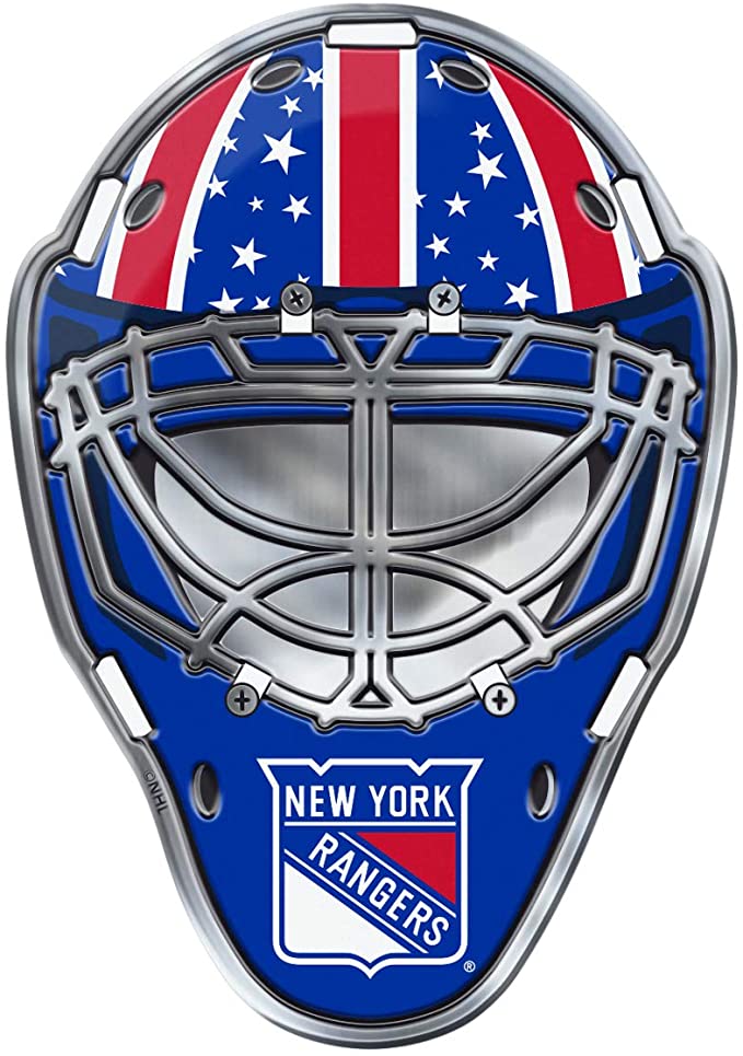 Team Promark NHL New York Rangers Team Helmet Auto Emblem