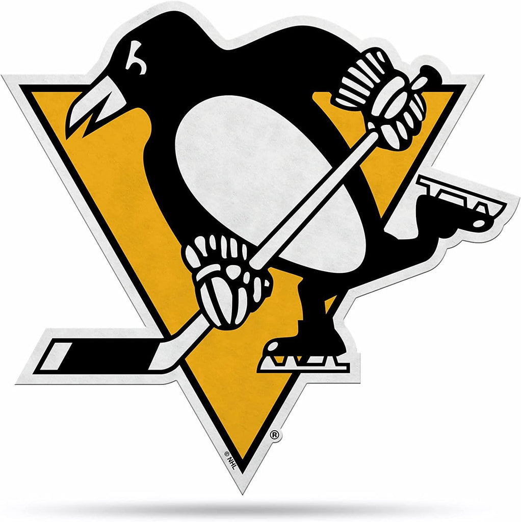Rico NHL Pittsburgh Penguins Shape Cut Primary Logo Pennant