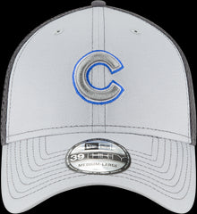 New Era MLB Men's Chicago Cubs Grayed Out Neo 39THIRTY Flex Hat