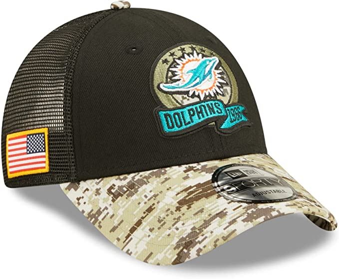 Miami Dolphins - 2022 On-Field Training 9Fifty NFL Hat :: FansMania