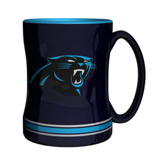 Boelter NFL Carolina Panthers Sculpted Relief Mug Team Color 14oz