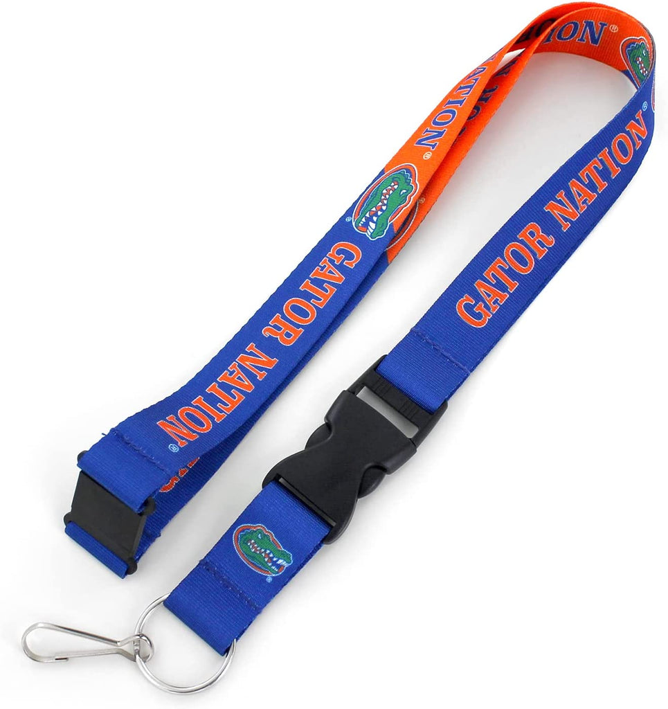 Aminco NCAA Florida Gators Slogan Lanyard Keychain Badge Holder