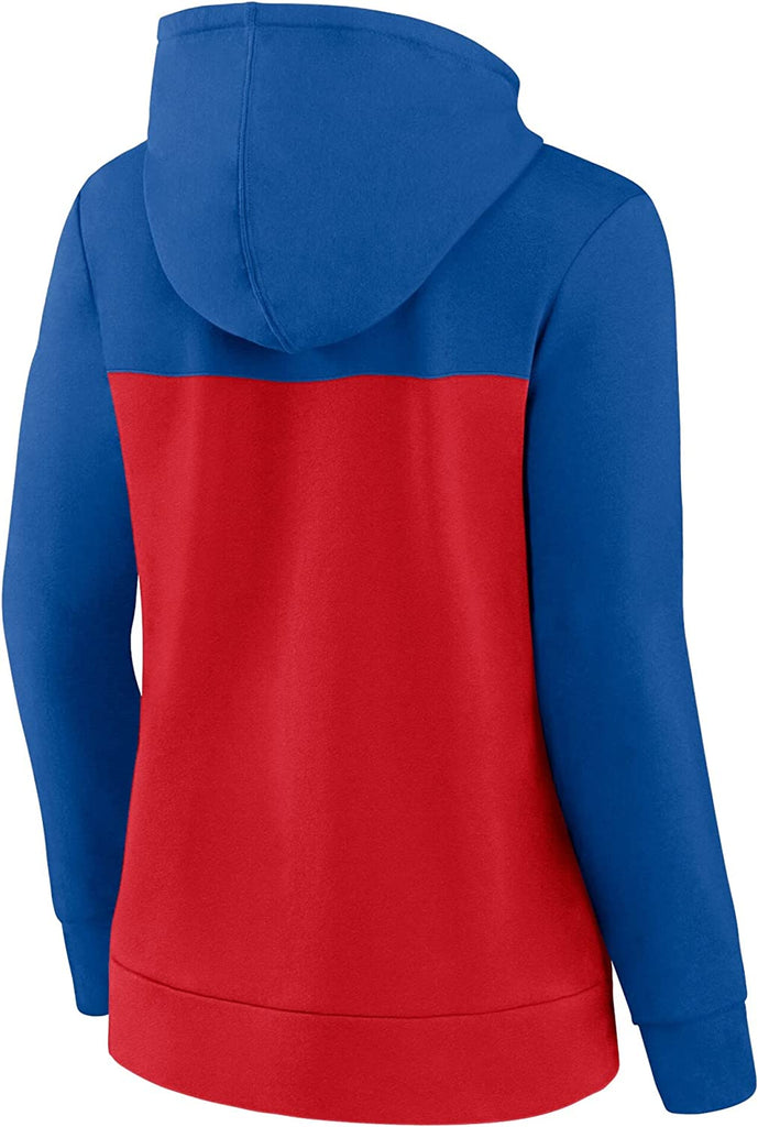 DETROIT LIONS TAKE THE FIELD TRI-COLOR BLOCK HOODED FLEECE PULLOVER