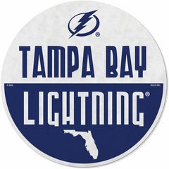 Rico NHL Tampa Bay Lightning Shape Cut Logo Classic Design Pennant