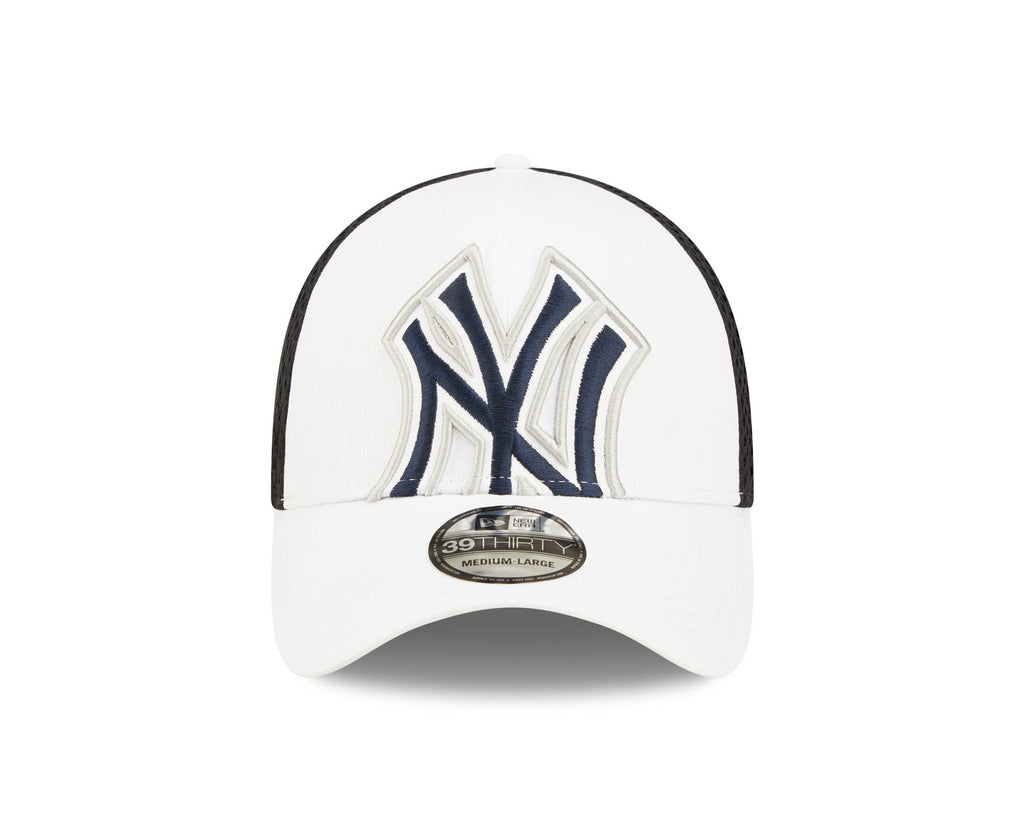 New Era MLB Men's New York Yankees Logo Large 39THIRTY Stretch Hat