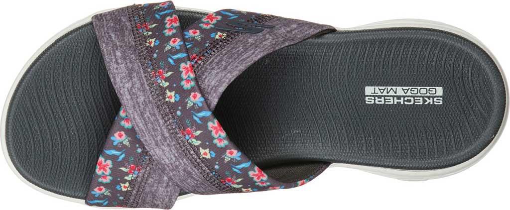 Skechers Womens Yoga Mat Sandals Slide On The Go Contour Comfort Turquoise  10