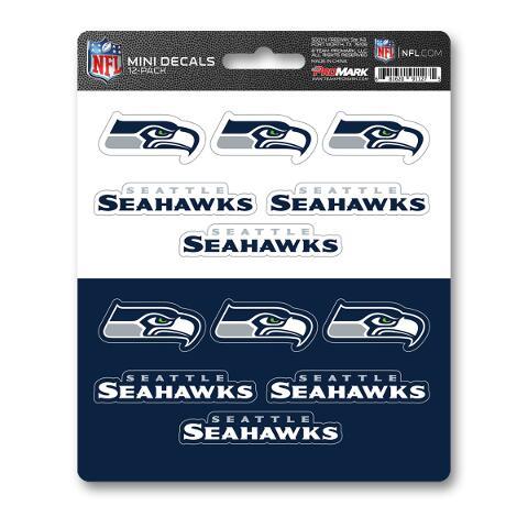 Fanmats NFL Seattle Seahawks Mini Decals 12-Pack