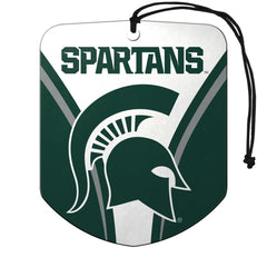 Fanmats NCAA Michigan State Spartans Shield Design Air Freshener 2-Pack