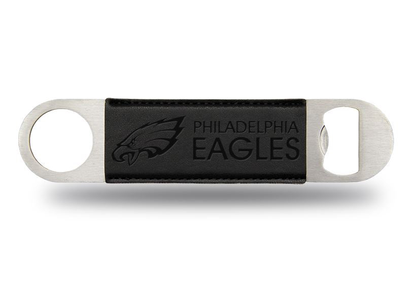 Rico NFL Philadelphia Eagles Laser Engraved Bar Blade Bottle Opener Black