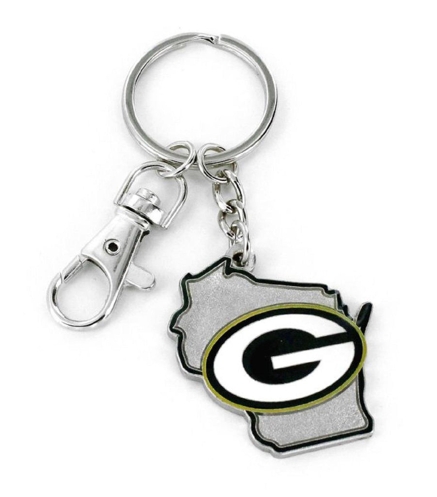 Aminco NFL Green Bay Packers Home State Heavyweight Keychain